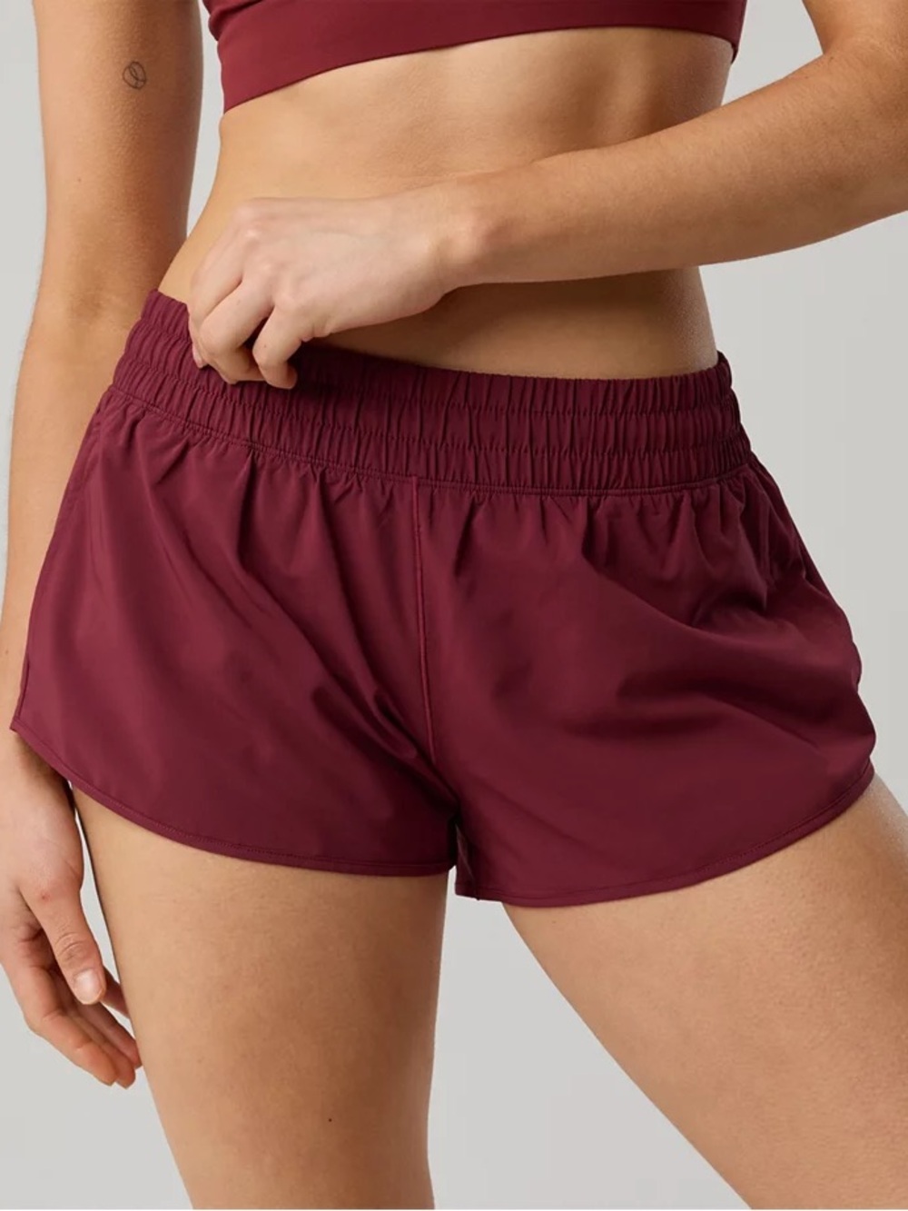 OFFLINE By Aerie 2" Hot Stuff Short in Deep Ruby NWT